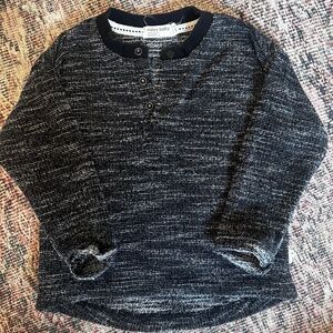 Miles the Label 12 month 1/4 button sweater
